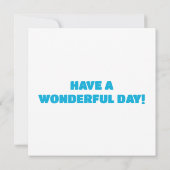 Carte Fête d'anniversaire du chat perse (Dos)