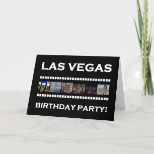 Carte Fête d'anniversaire du film Las Vegas Retro ! Cart