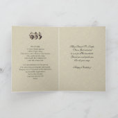 Carte Fête d'anniversaire du Père Joseph Papa Fleurs Pri (Intérieur)