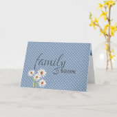 Carte Fête d'anniversaire Godgirl sur des points (Fleur jaune)