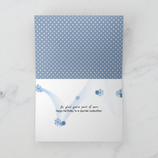 Carte Fête d'anniversaire Godmère sur des points (Intérieur)