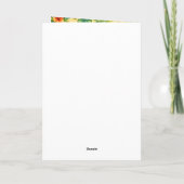 Carte Fête d'anniversaire Hula (Dos)