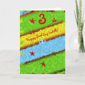 Carte Fête d'anniversaire pour enfants (Devant)