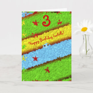 Carte Fête d'anniversaire pour enfants