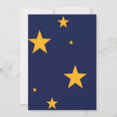 Carte Fête d'anniversaire Rocket Ship Space (Dos)