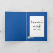 Carte Fête d'anniversaire Sparklers (Intérieur)