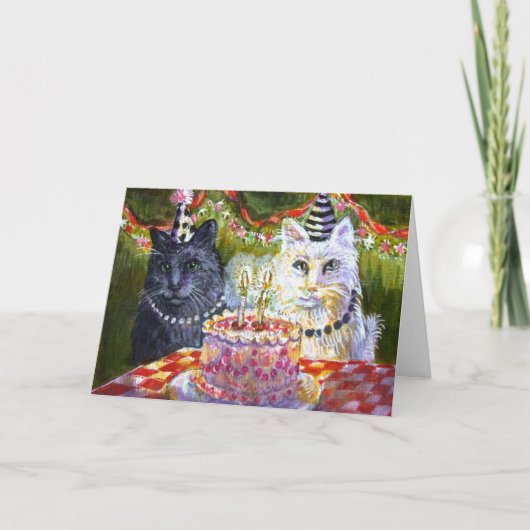 Carte Fête de chats (Devant)