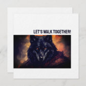 Carte Fête de chien ou de pawty (Devant / Derrière)