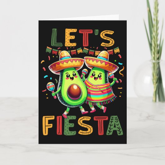 Carte Fête de Cinco De Mayo Fiesta mexicaine (Devant)