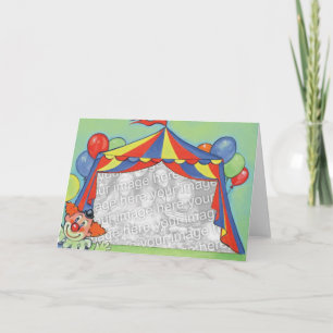 CARTE FÊTE DE CIRQUE