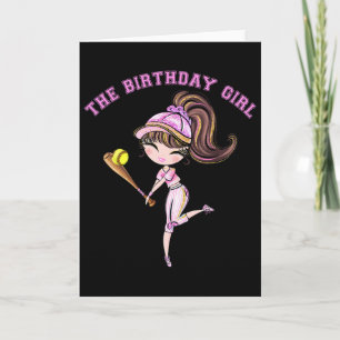 Carte Fête de fille d'anniversaire Douce 6 7 8 9 10 11 1