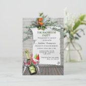 Carte Fête de garçon avec fleur de Strelitzia (Debout devant)