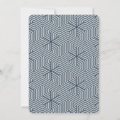 Carte Fête de graduation multiphoto géométrique moderne (Dos)