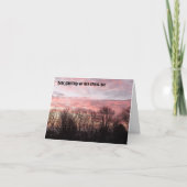 Carte Fête de la forêt foncée (Devant)