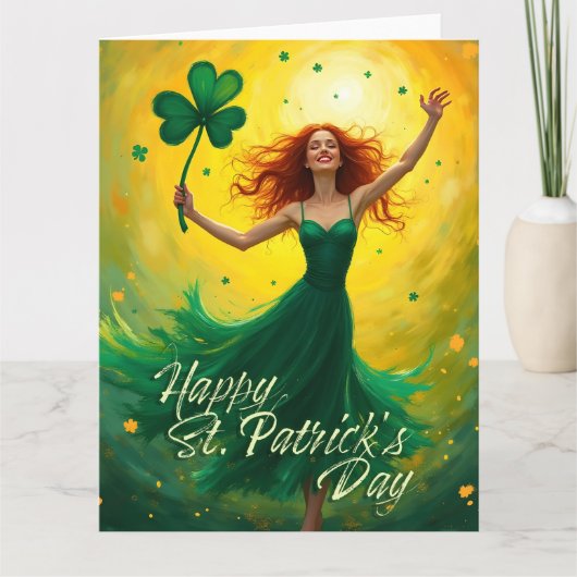 Carte Fête de la Magie Saint Patrick (Devant)
