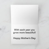 Carte Fête de la mère de la grosse police (Intérieur)