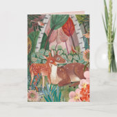 Carte Fête de la mère et de l'enfant Deer Fête de la mèr (Devant)