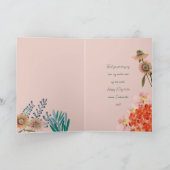 Carte Fête de la mère et de l'enfant Deer Fête de la mèr (Intérieur)