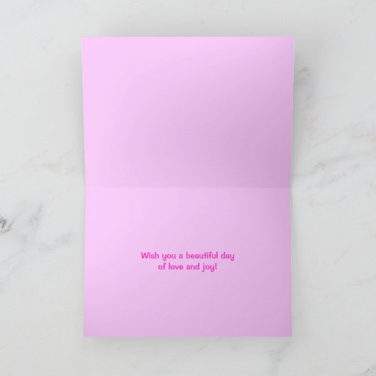 Carte fête de la mère heureuse (Intérieur)