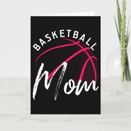 Carte Fête de la mère mère du basket-ball (Devant)