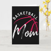 Carte Fête de la mère mère du basket-ball (Fleur jaune)
