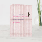 Carte Fête de la Mère - Pour adoptive ou mère de n (Dos)