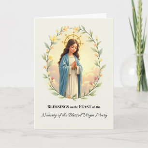 Carte Fête de la Nativité de la Bienheureuse Vierge Mari