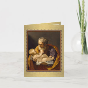 Carte Fête de la Saint-Joseph Jésus Religieux