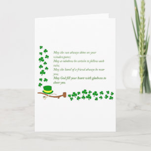 Carte fête de la saint-patrick,