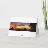 Carte Fête de la Saint-Patrick Ange de neige (Dos)