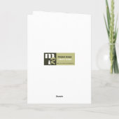 Carte Fête de la Saint Patrick Anniversaire. Petite fill (Dos)