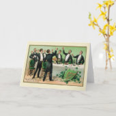 Carte Fête de la Saint-Patrick Bachelor (Fleur jaune)