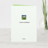 Carte Fête de la Saint Patrick : Chemin des bois (Dos)