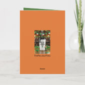 Carte Fête de la Saint-Patrick et frasques (Dos)
