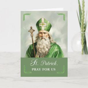 Carte Fête de la Saint-Patrick Priez pour Nous Tradition