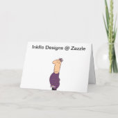 Carte Fête de la Saint Patrick, Un jour comme nul ! (Dos)