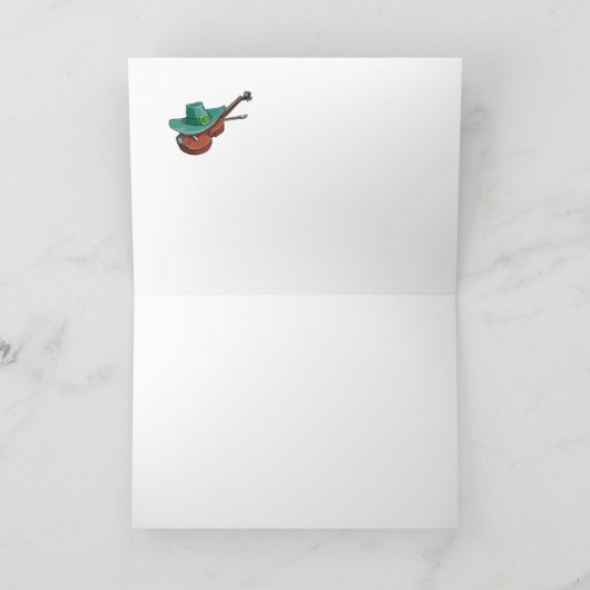 Carte Fête de la Saint Patrick, Un jour comme nul ! (Intérieur)