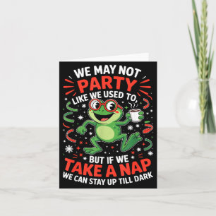 Carte Fête de la sieste de grenouille drôle pour les amo