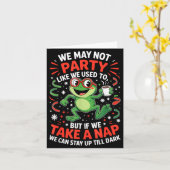 Carte Fête de la sieste de grenouille drôle pour les amo (Fleur jaune)