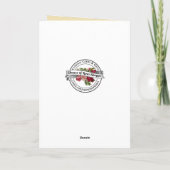 Carte Fête de la Vierge Marie Immaculée Conception  (Dos)