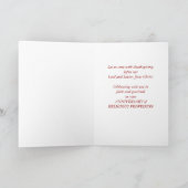 Carte Fête de l'année personnalisée Soirée religieuse An (Intérieur)