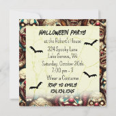 Carte Fête de l'Halloween des Clowns (Dos)