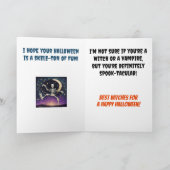 Carte Fête de l'Halloween effrayant Werewolf (Intérieur)