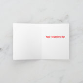 Carte Fête de l'Indépendance (Intérieur)