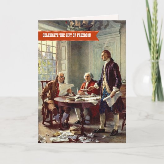 Carte Fête de l'Indépendance, 4 juillet Art (Devant)