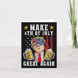 Carte Fête de l'Indépendance de Trump Faire 4 juillet Gr