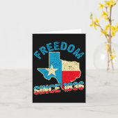 Carte Fête de l'Indépendance du Texas 1836 (Fleur jaune)