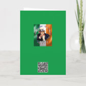 Carte Fête de l'oncle Sam irlando-américain (Dos)