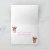 Carte Fête de l'ours chef cuisinier (Intérieur)