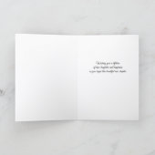 Carte Fête de mariage Thistle Floral (Intérieur)